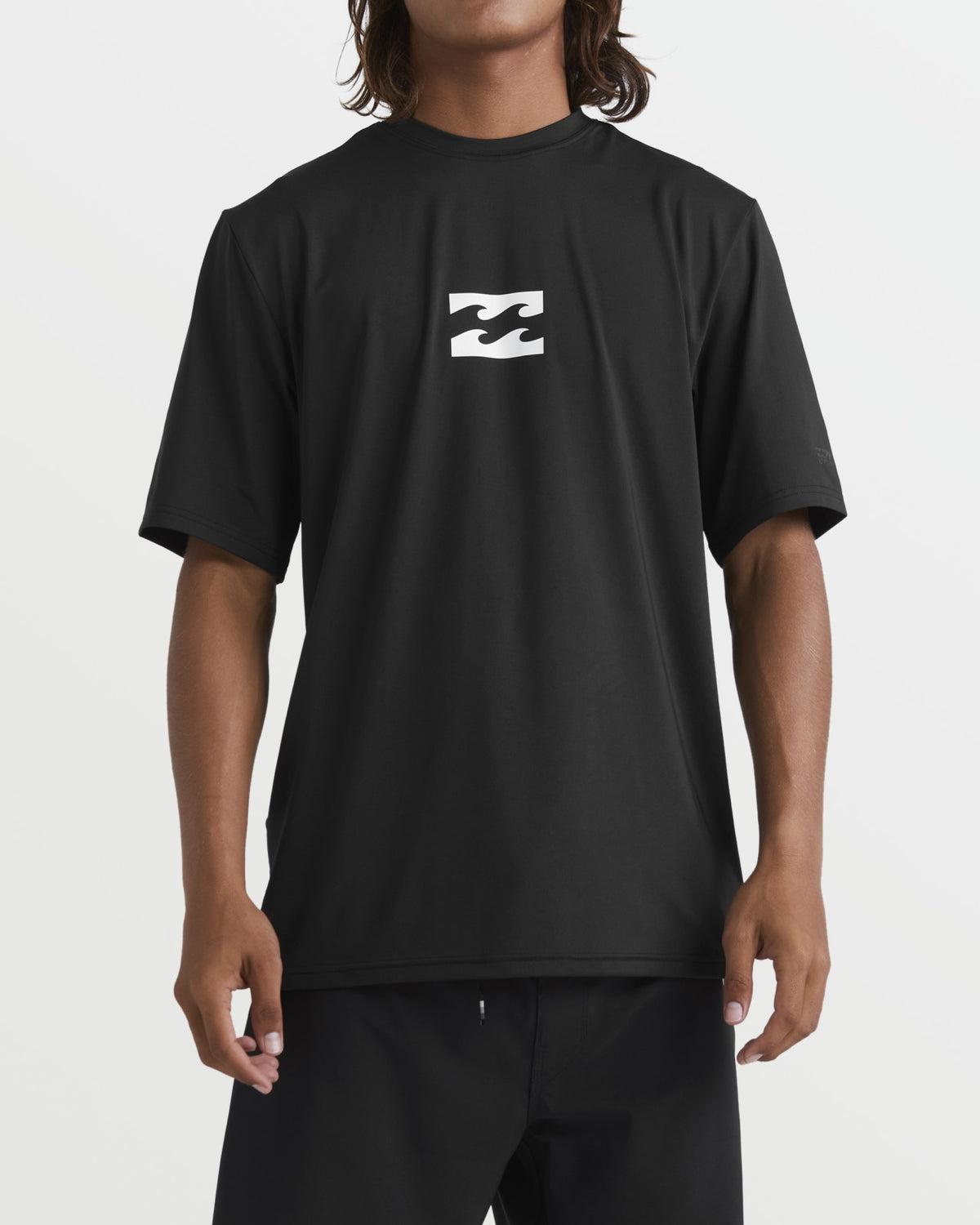 Billabong All Day Wave Short Sleeve Rashguard - Black