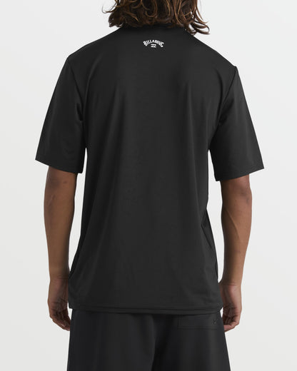 Billabong All Day Wave Short Sleeve Rashguard - Black