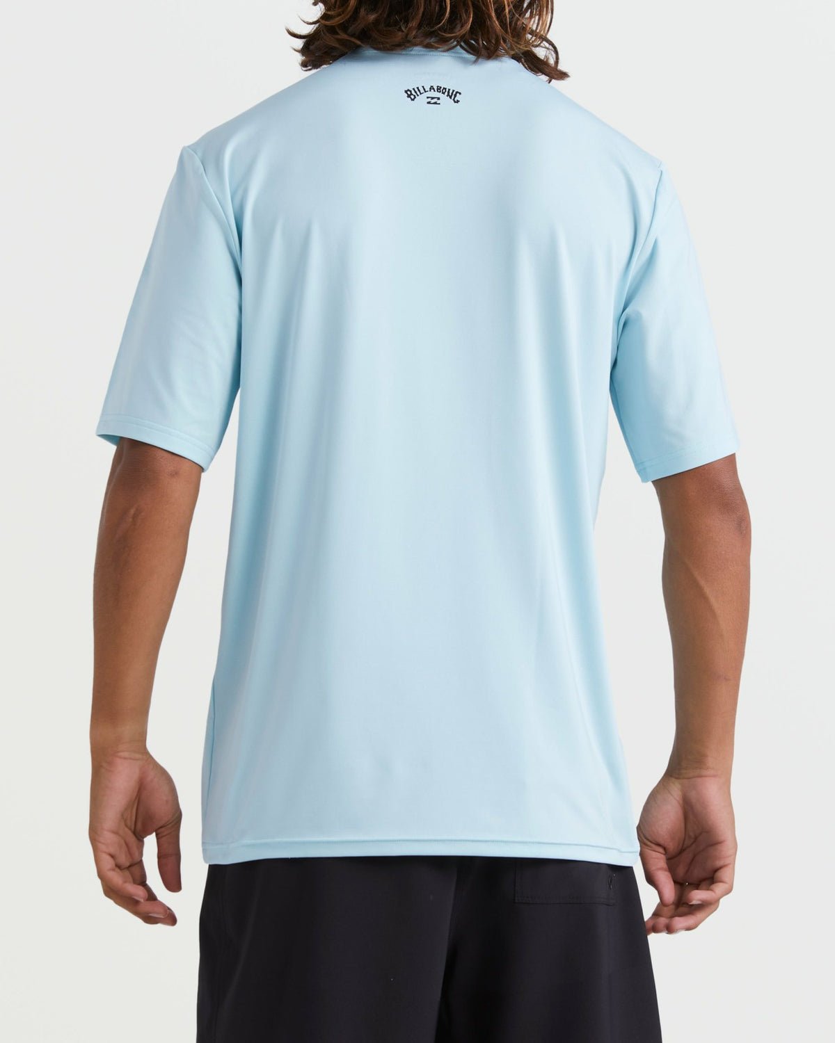 Billabong All Day Wave Short Sleeve Rashguard - Coastal Blue