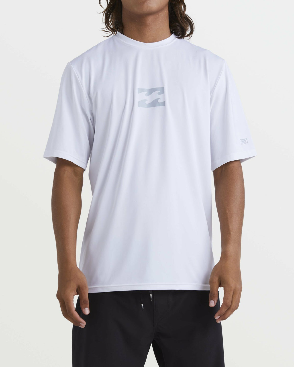 Billabong All Day Wave Short Sleeve Rashguard - White