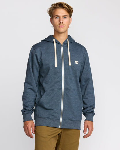 Billabong All Day Zip Sweatshirt - Midnight Blue