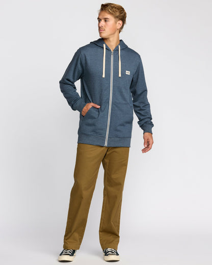 Billabong All Day Zip Sweatshirt - Midnight Blue