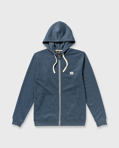 Billabong All Day Zip Sweatshirt - Midnight Blue
