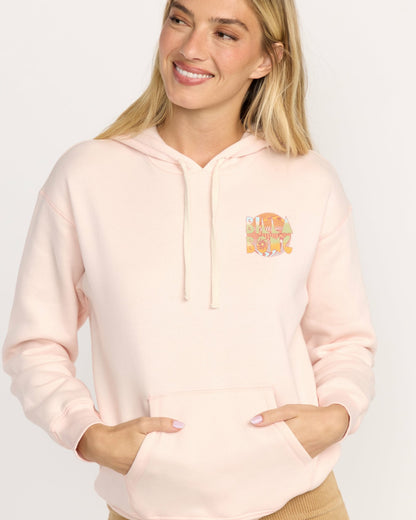 Billabong All Good In Summer Hoodie - Light Peach
