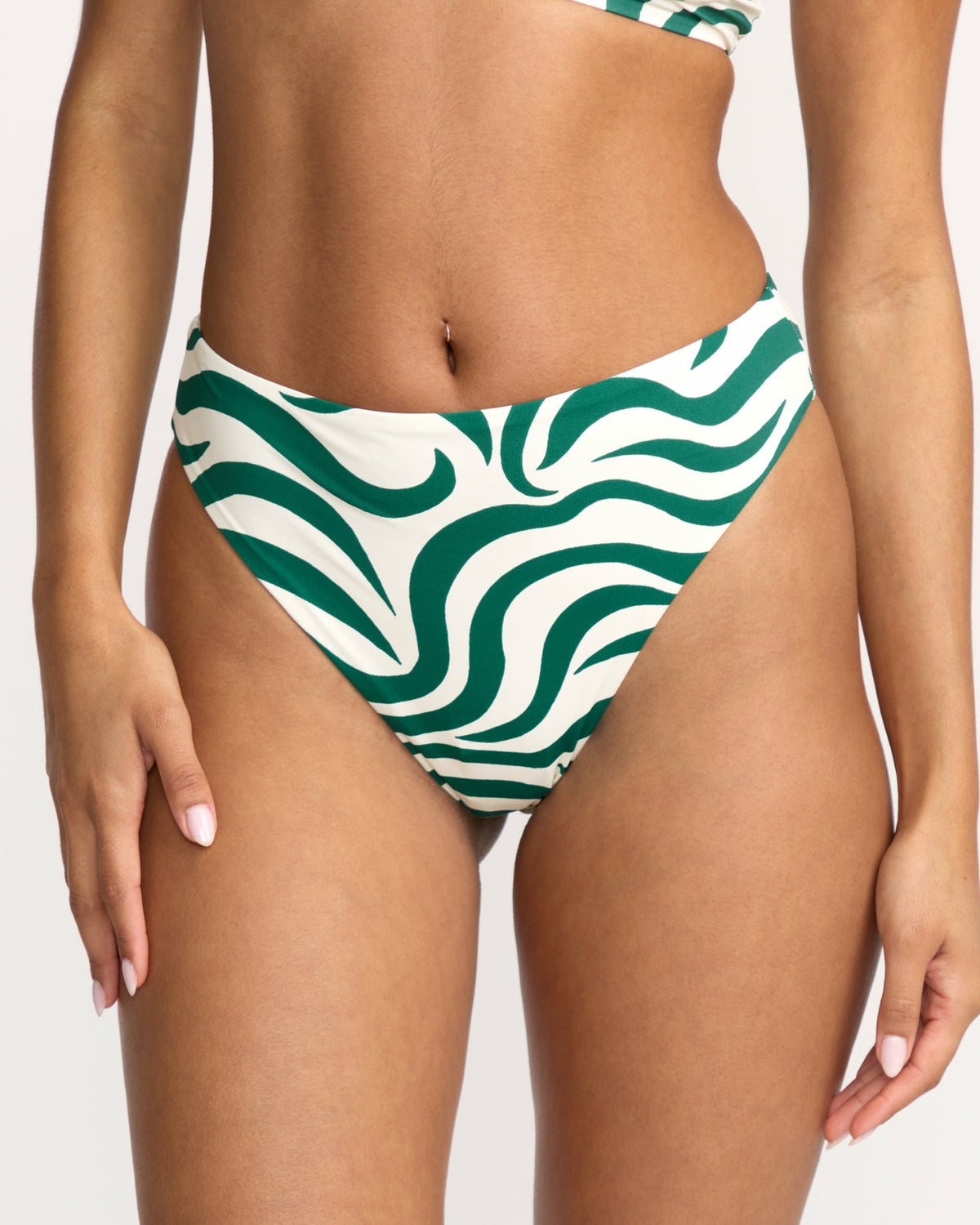 Billabong All The Waves Hi Maya Bikini Bottom - Evergreen