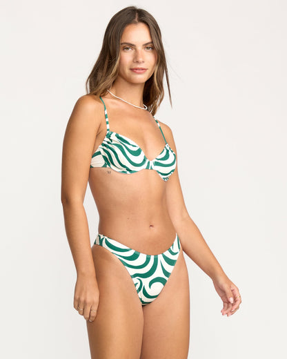 Billabong All The Waves Skimpy Hike Bikini Bottom - Evergreen