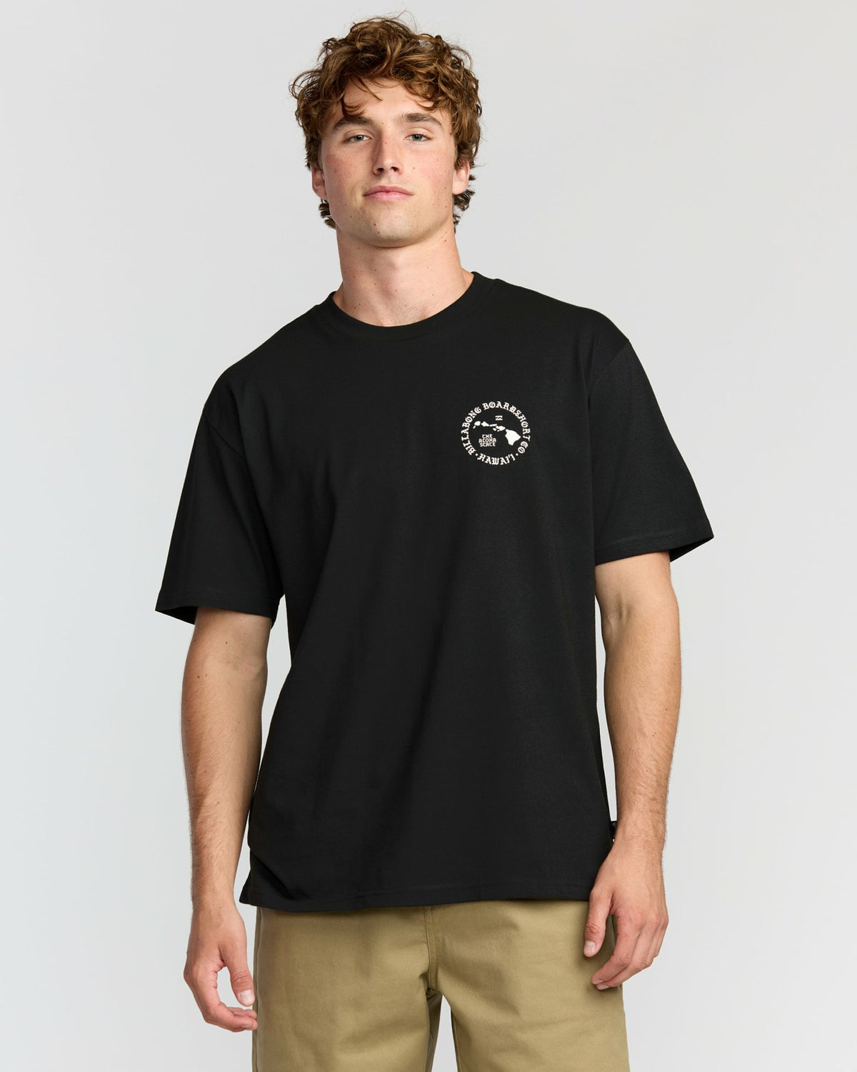 Billabong Aloha Island Hi Regular Short Sleeve T-Shirt - Washed Black