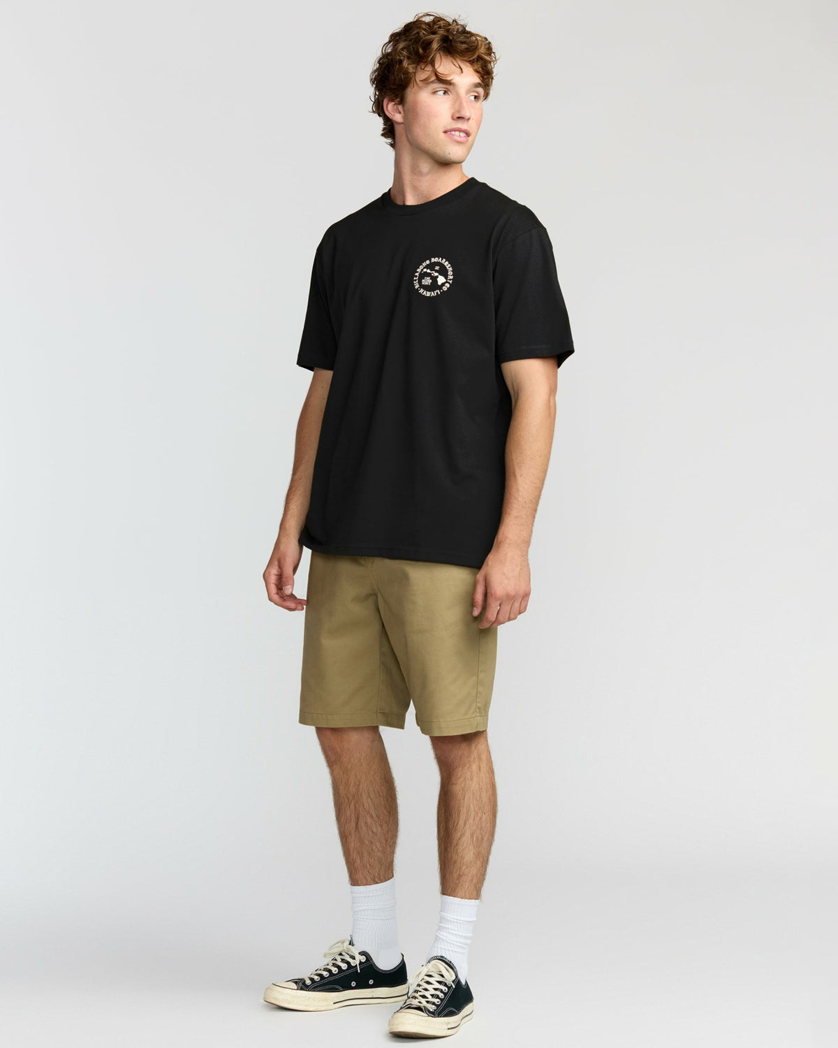 Billabong Aloha Island Hi Regular Short Sleeve T-Shirt - Washed Black