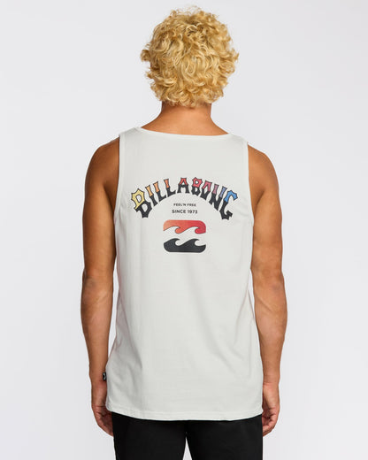 Billabong Arch Fade Tank - Off White