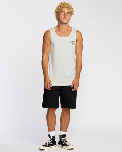 Billabong Arch Fade Tank - Off White