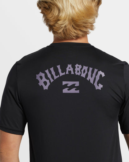 Billabong Arch Loose Fit Short Sleeve Surf Tee - Black