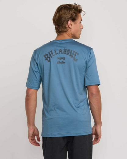 Billabong Arch Loose Fit Short Sleeve Surf Tee - Bay Blue