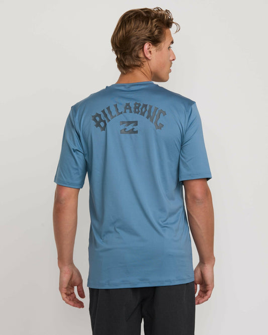 Billabong Arch Loose Fit Short Sleeve Surf Tee - Bay Blue