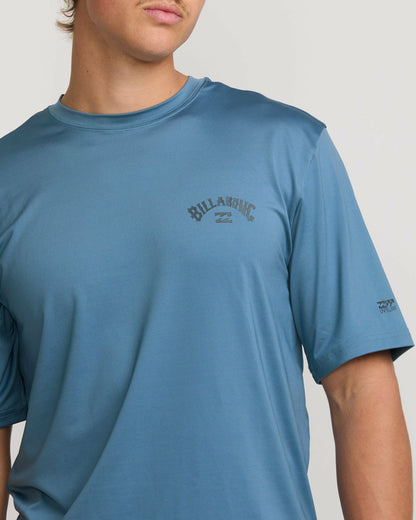 Billabong Arch Loose Fit Short Sleeve Surf Tee - Bay Blue