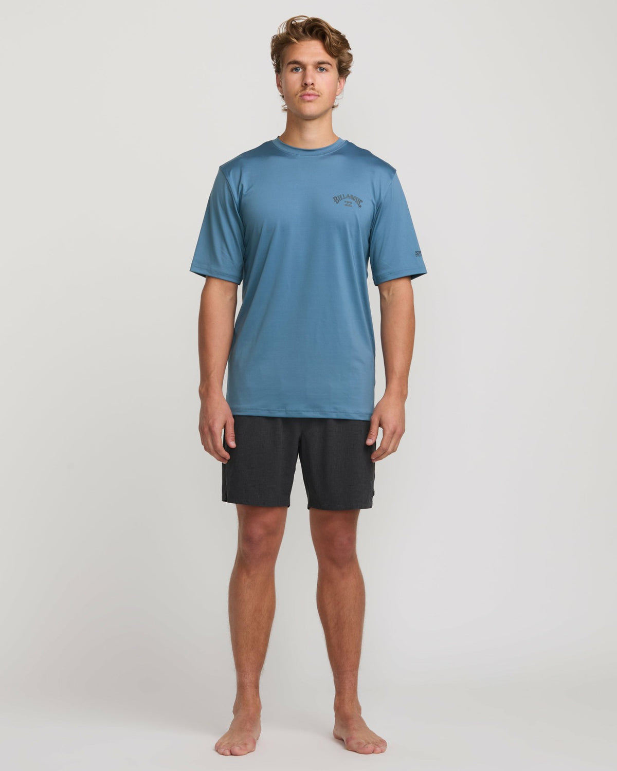 Billabong Arch Loose Fit Short Sleeve Surf Tee - Bay Blue