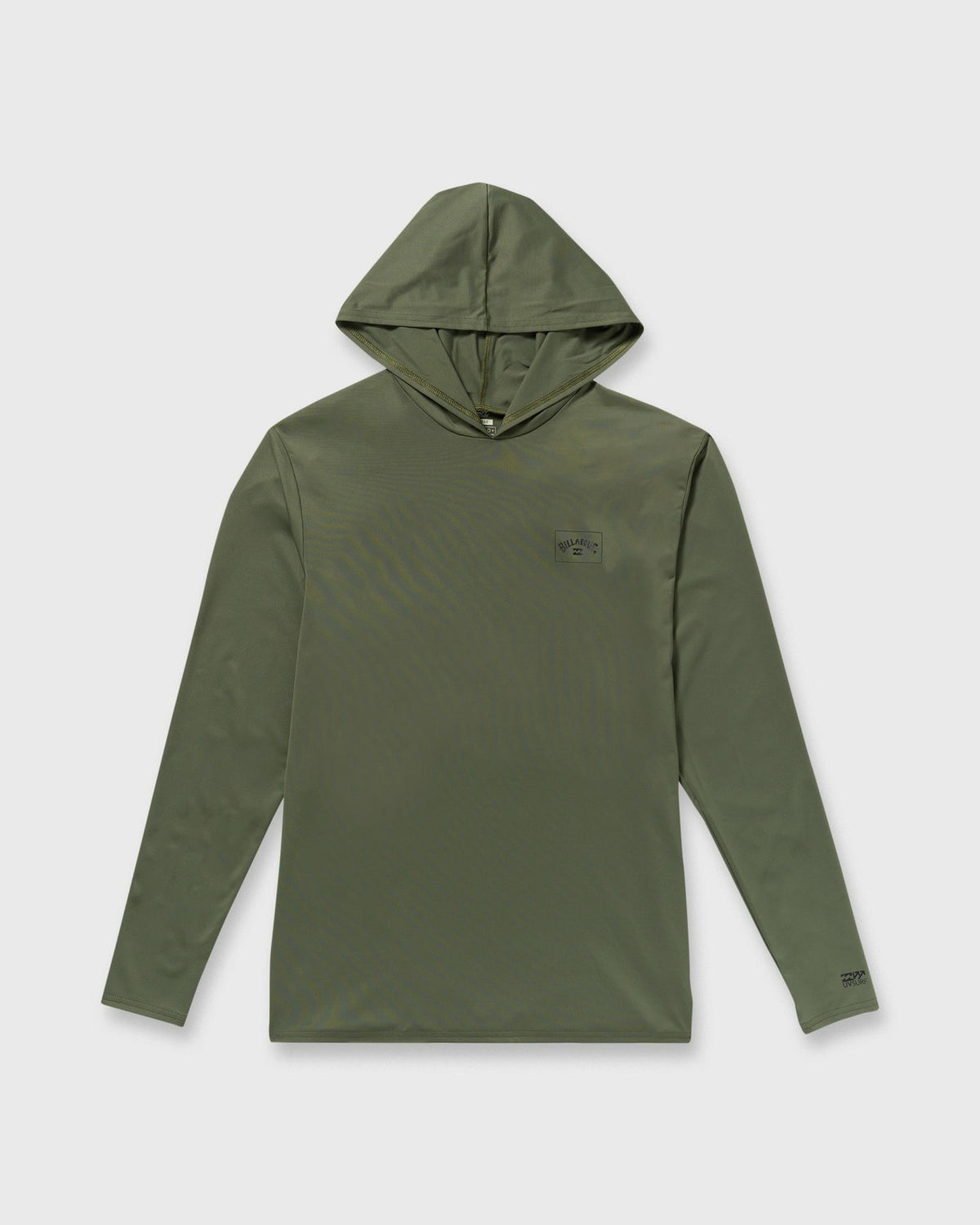 Billabong Arch Mesh Long Sleeve Hooded Surf Tee - Dark Military