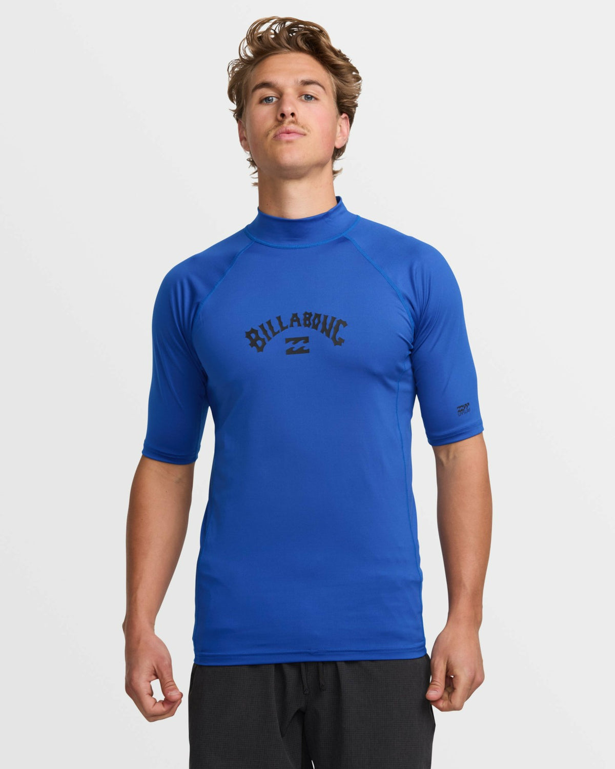 Billabong Arch Performance Fit Short Sleeve Rashguard - Cobalt