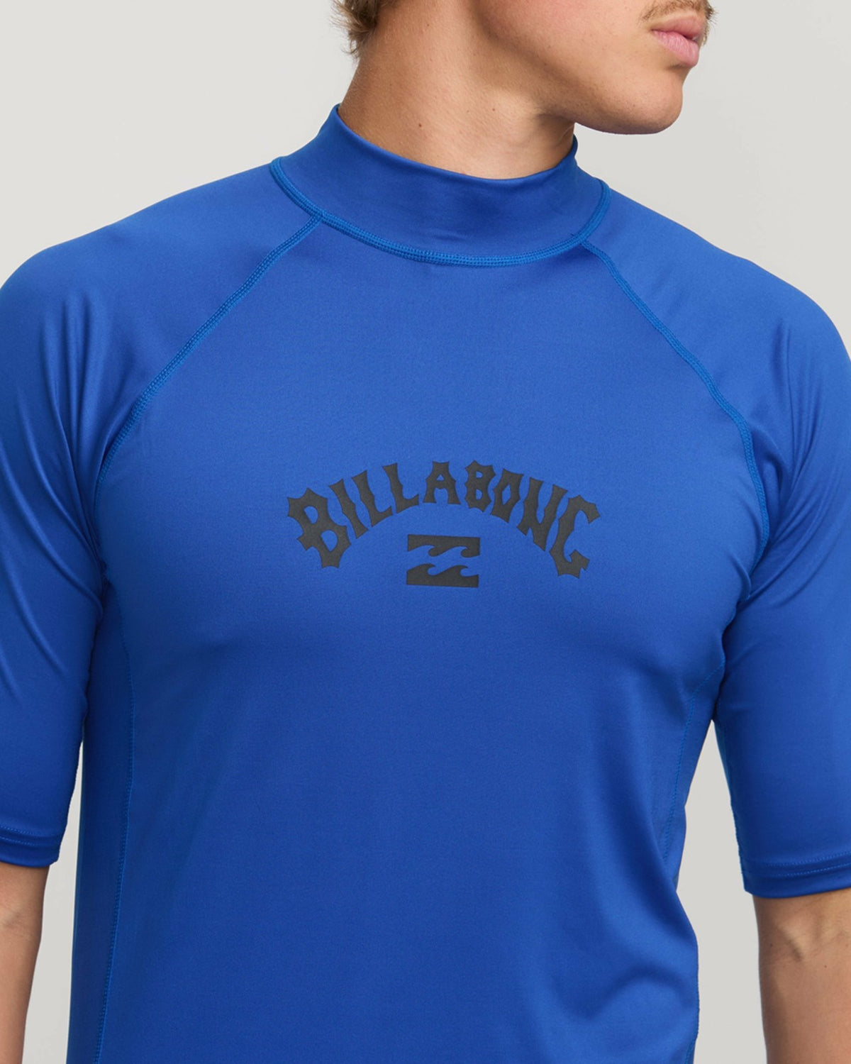 Billabong Arch Performance Fit Short Sleeve Rashguard - Cobalt