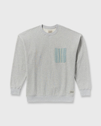 Billabong Austin Garage Crew Sweatshirt - Lt Grey Htr