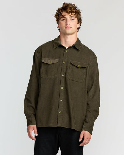 Billabong Austin Garage Long Sleeve Shirt - Chocolate