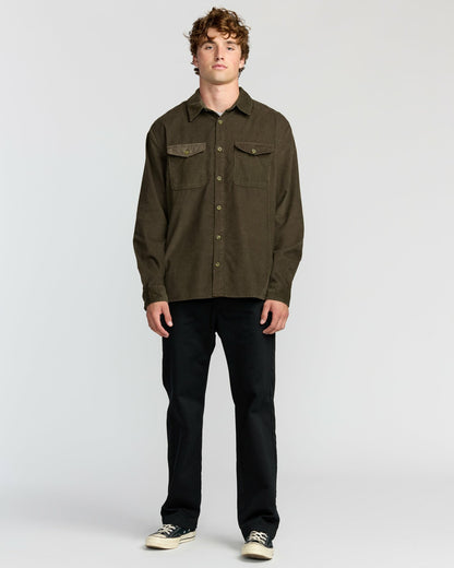 Billabong Austin Garage Long Sleeve Shirt - Chocolate