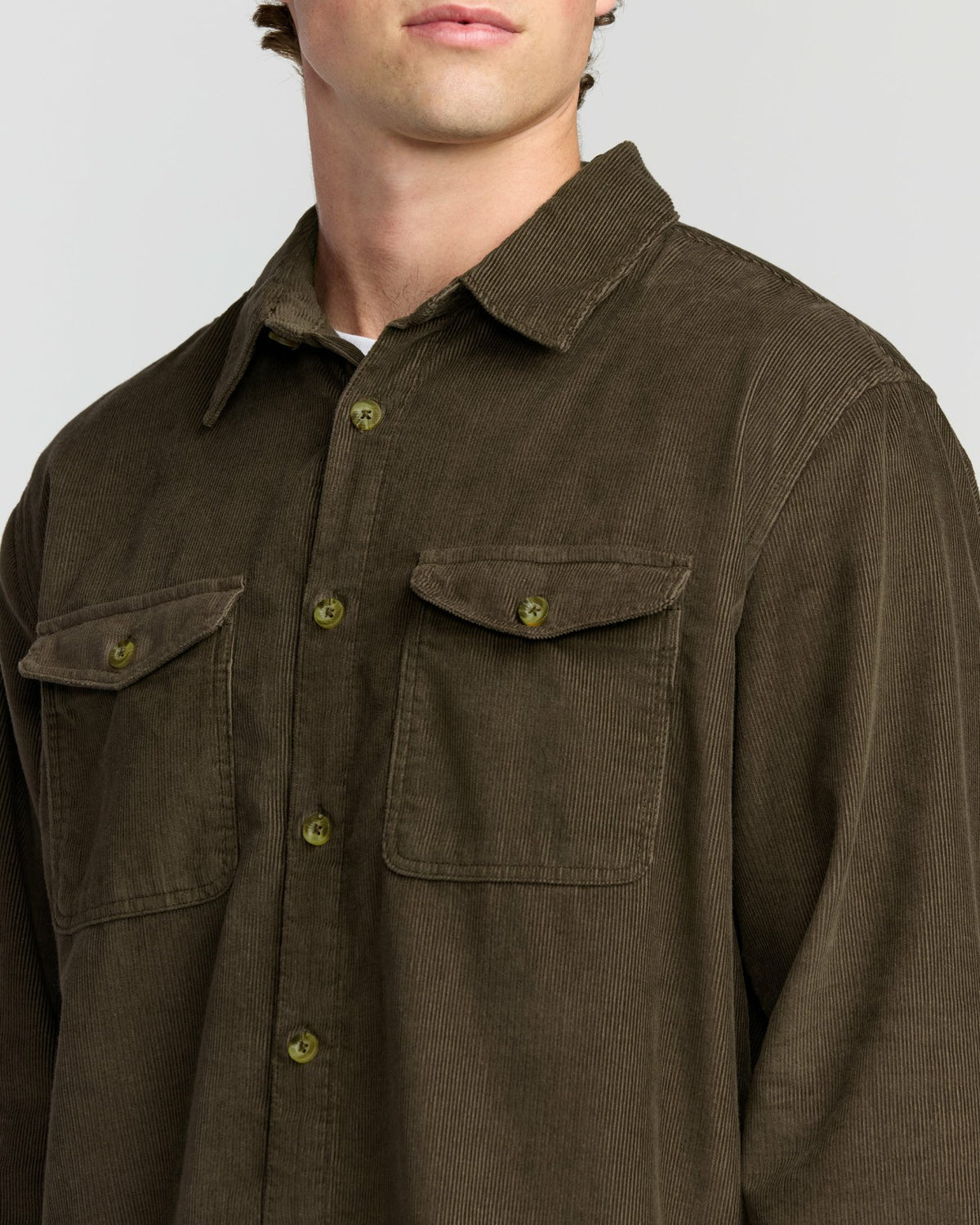 Billabong Austin Garage Long Sleeve Shirt - Chocolate