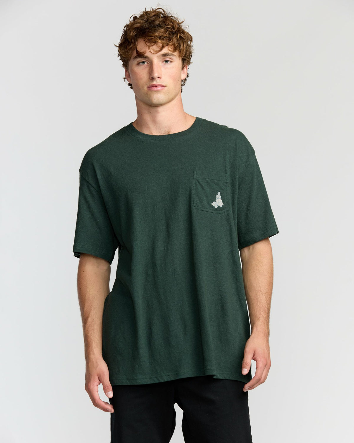Billabong Austin Garage Regular Pocket Short Sleeve T-Shirt - Teal