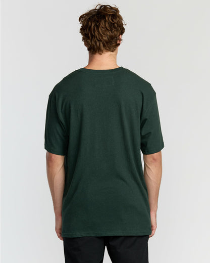 Billabong Austin Garage Regular Pocket Short Sleeve T-Shirt - Teal