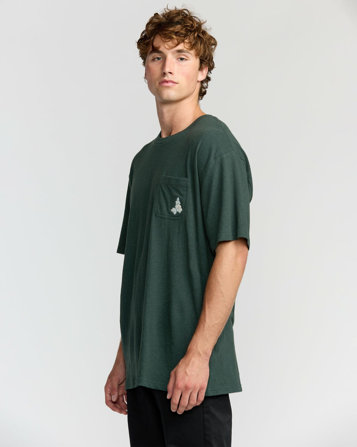 Billabong Austin Garage Regular Pocket Short Sleeve T-Shirt - Teal
