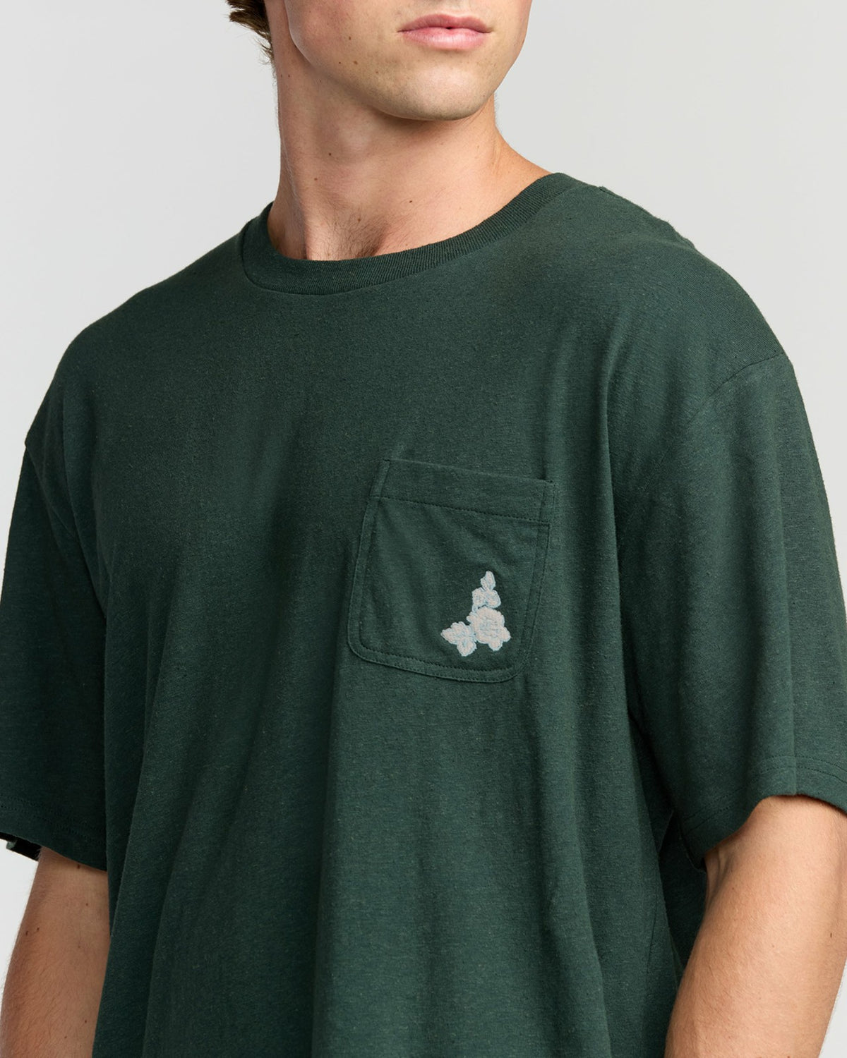 Billabong Austin Garage Regular Pocket Short Sleeve T-Shirt - Teal
