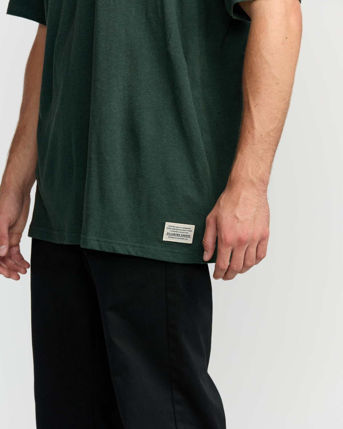 Billabong Austin Garage Regular Pocket Short Sleeve T-Shirt - Teal