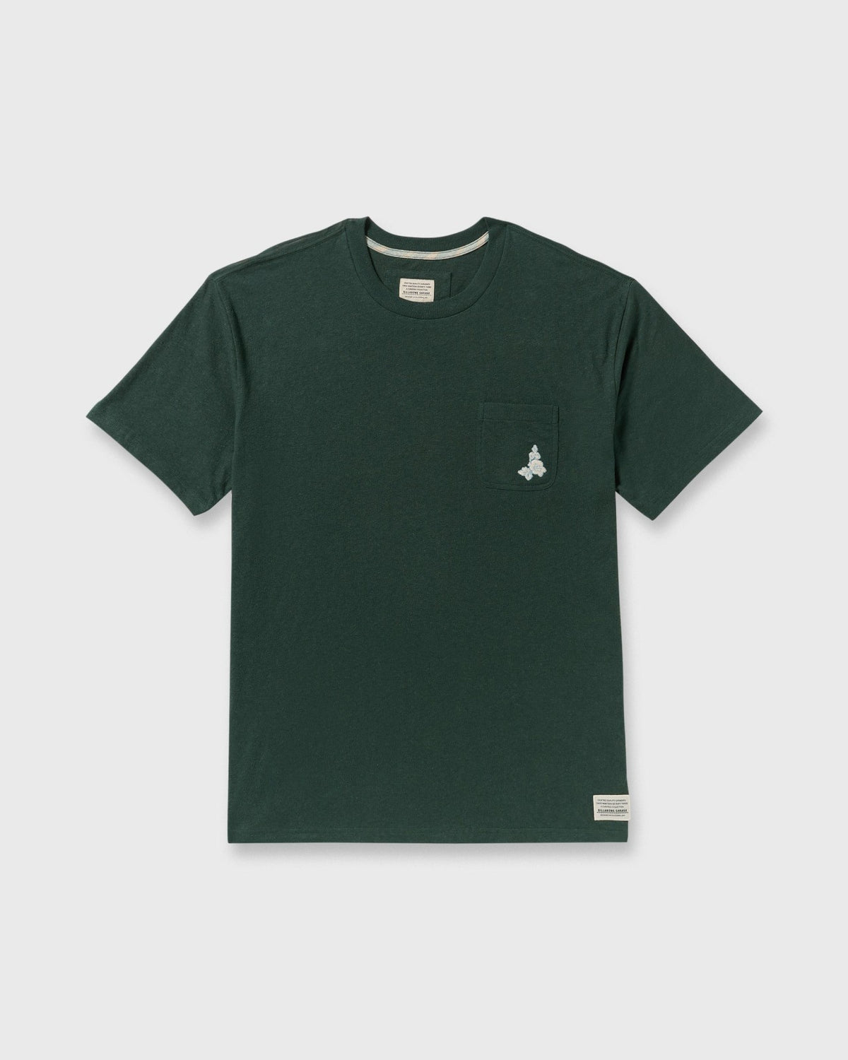 Billabong Austin Garage Regular Pocket Short Sleeve T-Shirt - Teal
