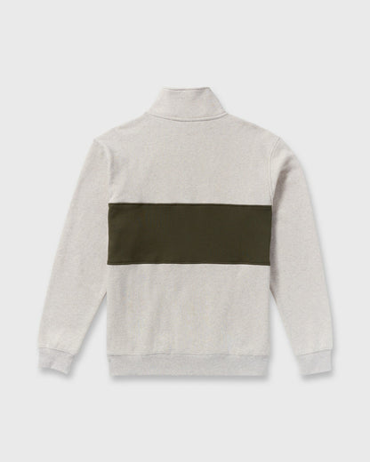 Billabong Bad Dog 3/4 Zip Mockneck Sweatshirt - Sand Htr