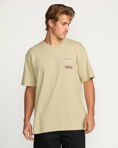 Billabong Bad Dog Pocket Regular Tee - Desert