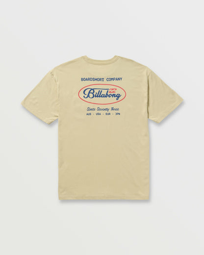 Billabong Bad Dog Pocket Regular Tee - Desert