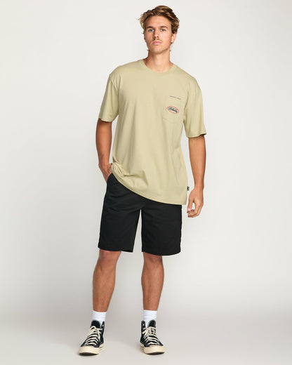Billabong Bad Dog Pocket Regular Tee - Desert