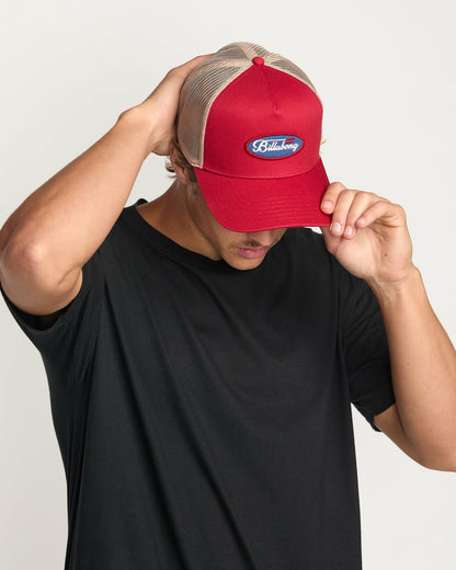 Billabong Bad Dog Trucker Hat - Burnt Red