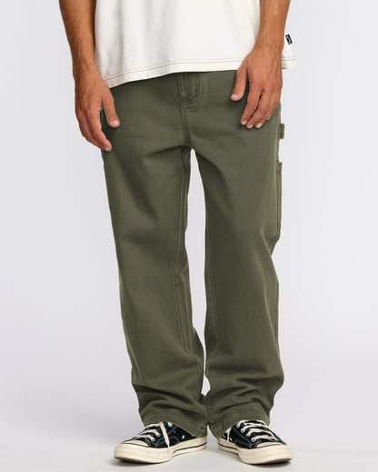Billabong Bad Dog Workwear Pants - Dark Military