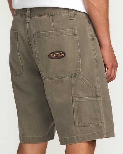 Billabong Bad Dog 21" Workwear Shorts - Brown