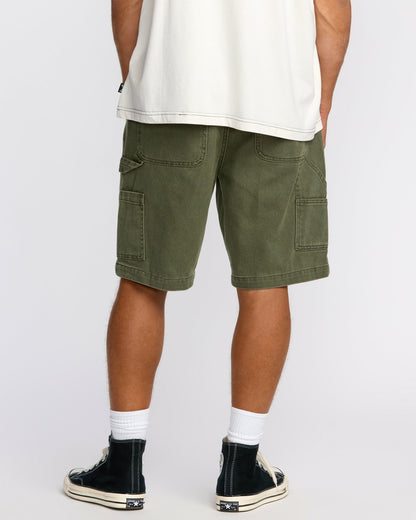 Billabong Bad Dog 21" Workwear Shorts - Dark Military