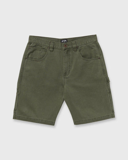 Billabong Bad Dog 21" Workwear Shorts - Dark Military