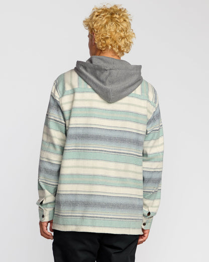 Billabong Baja Long Sleeve Flannel Shirt - Oatmeal