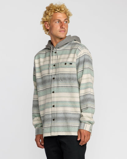 Billabong Baja Long Sleeve Flannel Shirt - Oatmeal