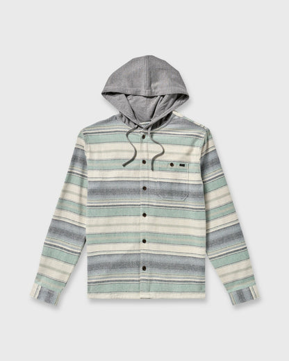 Billabong Baja Long Sleeve Flannel Shirt - Oatmeal