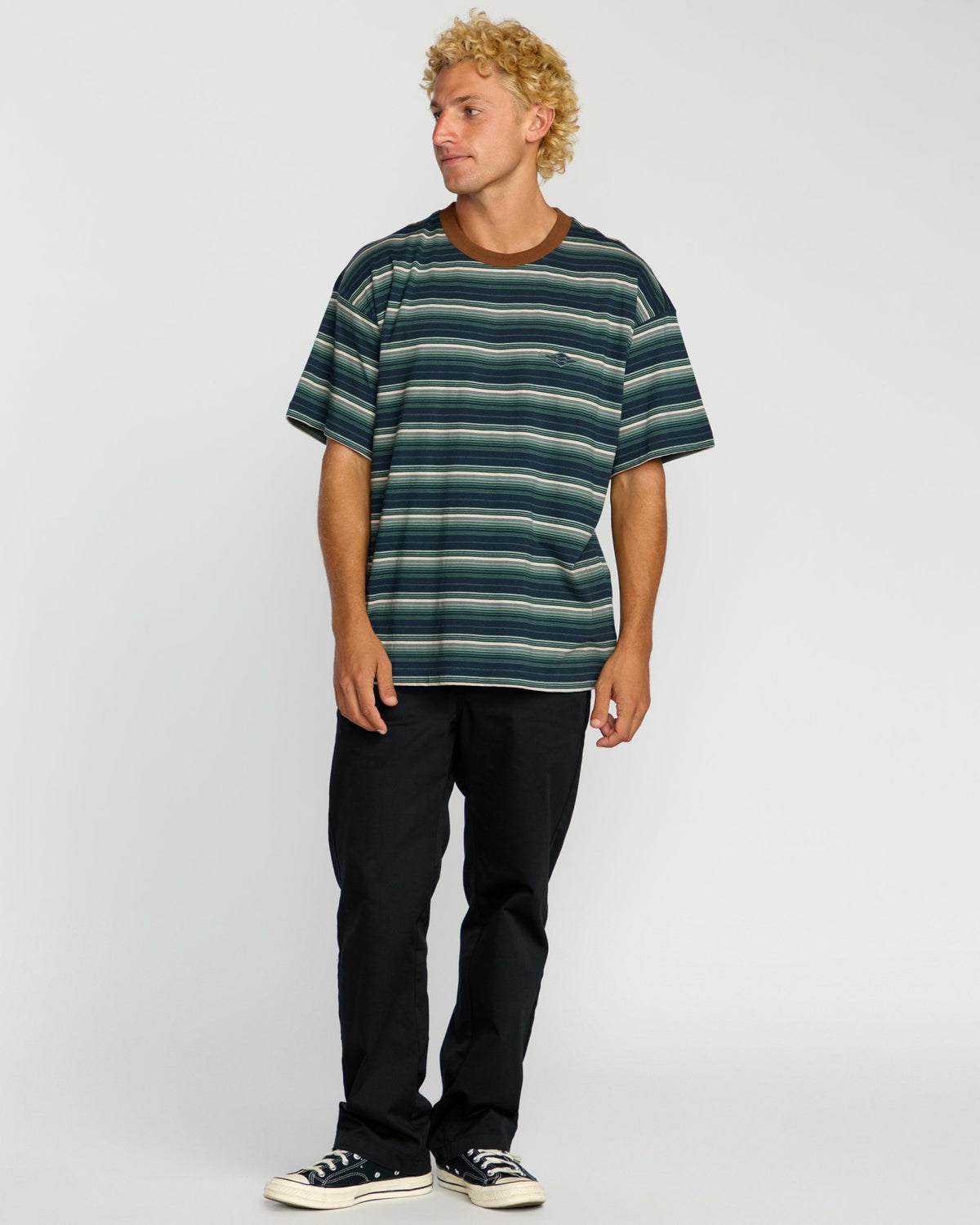 Billabong Baxter Short Sleeve T-Shirt - Midnight Blue