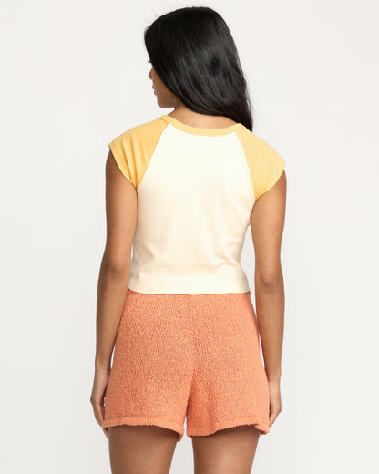 Billabong Beach Club Babe Short Sleeve T-Shirt - Butter