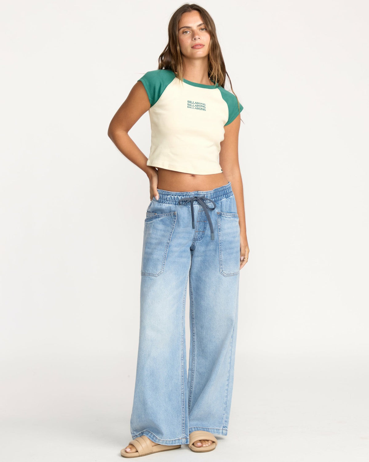 Billabong Beach Club Babe Short Sleeve T-Shirt - Evergreen