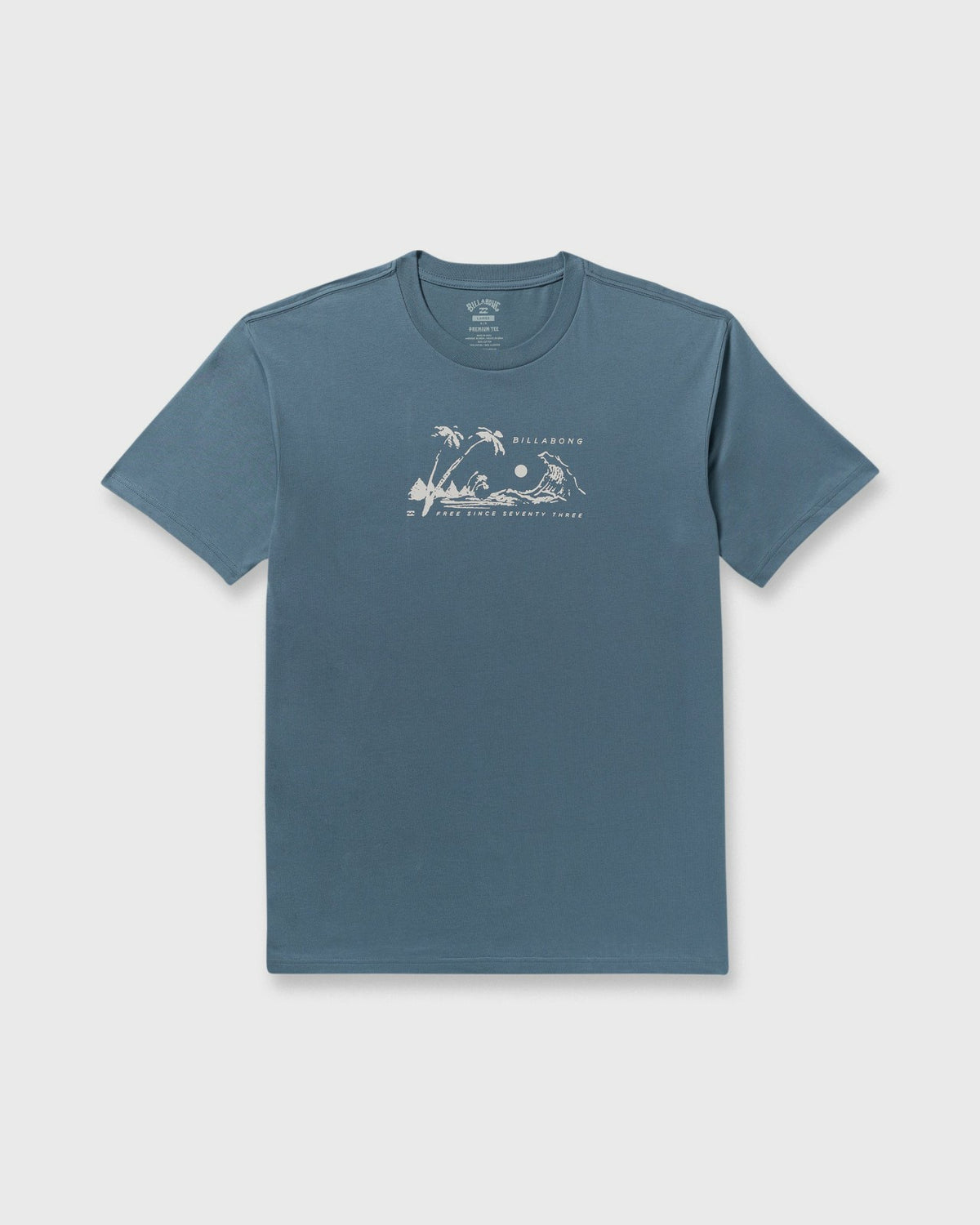 Billabong Beach Club Premium Short Sleeve T-Shirt - Steel Blue