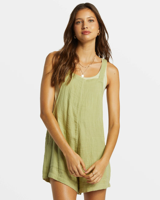 Billabong Beach Crush Romper - Avocado