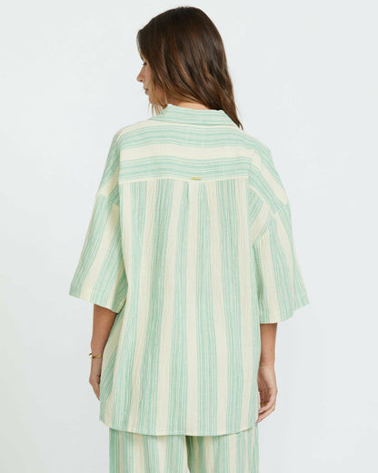 Billabong Beach Side Short Sleeve Shirt - Island Green